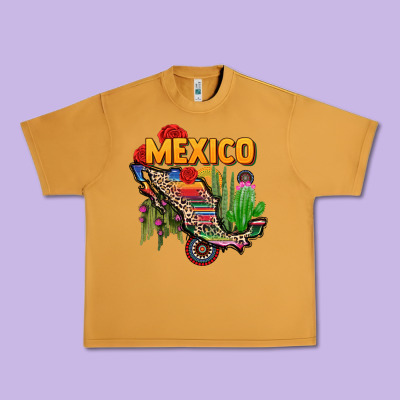 Mexico Map Urban Heavy Tee Designed By Cts Tumbler Store