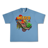 Pebble Blue mexico map Urban Heavy Tee - CTS Tumbler Store