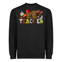 Black physical education teacher Heavyweight Sweatshirt - texasbilliewilder