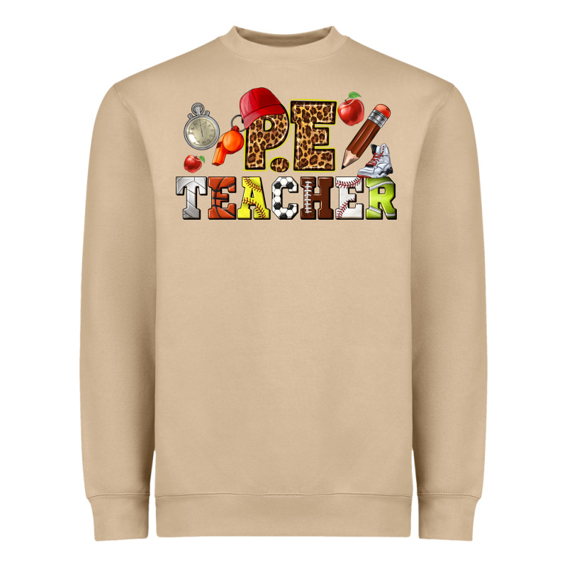 Physical Education Teacher Heavyweight Sweatshirt by texasbilliewilder | Teevron