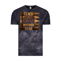 Cloud Black teach love inspire motivate lead Vintage Tee - Zillion Design Studio