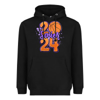 Black senior 2024 basketball Heavyweight Hoodie - MaliasSmallBusiness