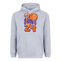 Heather Grey senior 2024 basketball Heavyweight Hoodie - MaliasSmallBusiness