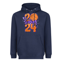Navy senior 2024 basketball Heavyweight Hoodie - MaliasSmallBusiness