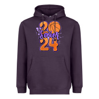 Plum senior 2024 basketball Heavyweight Hoodie - MaliasSmallBusiness