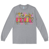 Heather Grey it's my birthday Long Sleeve Tee - JahusDesignShop