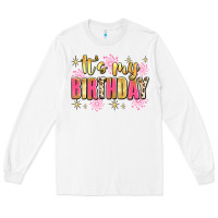 White it's my birthday Long Sleeve Tee - JahusDesignShop