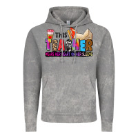 Cloud Rock this teacher wears her heart on her sleeve Vintage Hoodie - Zillion Design Studio