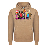 Vintage Coffee this teacher wears her heart on her sleeve Vintage Hoodie - Zillion Design Studio