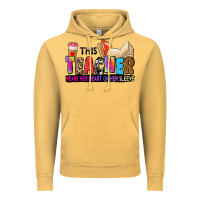 Vintage Mustard this teacher wears her heart on her sleeve Vintage Hoodie - Zillion Design Studio