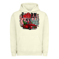 Pigment Pistachio Farm Life Christmas Urban Hoodie - Bettercallsaul