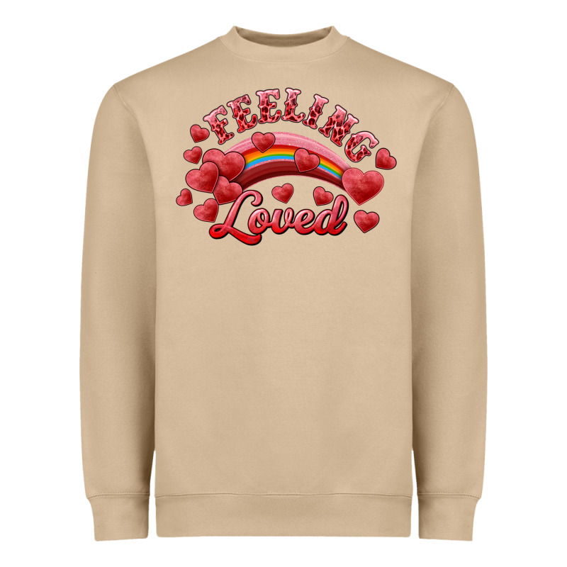 Feeling Loved Valentine's Day Heavyweight Sweatshirt by RanaPortraitStore | Teevron