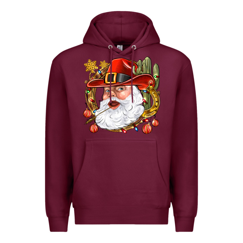 Cowboy Santa Premium Hoodie by BundleAndBundleShop | Teevron