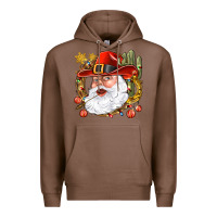 Chestnut Cowboy Santa Premium Hoodie - BundleAndBundleShop