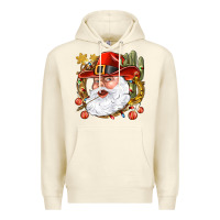 Sandshell Cowboy Santa Premium Hoodie - BundleAndBundleShop