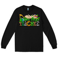 Black one lucky teacher Long Sleeve Tee - AdoDesignShop