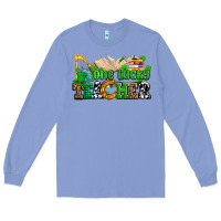 Colony Blue one lucky teacher Long Sleeve Tee - AdoDesignShop