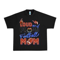Black loud and proud football mom Urban Heavy Tee - Zillion Design Studio