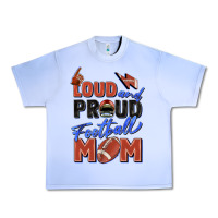 Grape Ice loud and proud football mom Urban Heavy Tee - Zillion Design Studio