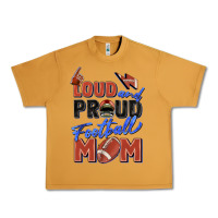 Peanut Butter loud and proud football mom Urban Heavy Tee - Zillion Design Studio