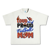 Pistachio loud and proud football mom Urban Heavy Tee - Zillion Design Studio