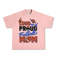 Salmon loud and proud football mom Urban Heavy Tee - Zillion Design Studio