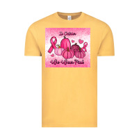 Vintage Mustard in october we wear pink pumpkin Vintage Tee - RanaPortraitStore