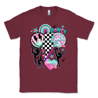 Burgundy retro dance Classic Tee - JahusDesignShop