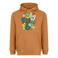 Meerkat st patricks day green smile Heavyweight Hoodie - MaliasSmallBusiness