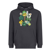 Smoke st patricks day green smile Heavyweight Hoodie - MaliasSmallBusiness