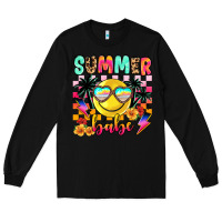 Black summer babe Long Sleeve Tee - JahusDesignShop
