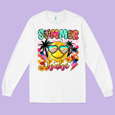 Summer Babe Long Sleeve Tee Designed By Jahusdesignshop