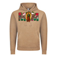 Vintage Coffee mexican flag our lady of guadalupe mom leopard Vintage Hoodie - JahusDesignShop