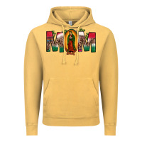 Vintage Mustard mexican flag our lady of guadalupe mom leopard Vintage Hoodie - JahusDesignShop