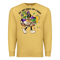 Antique Gold out here lookin like a snack king cake mardi gras Premium Sweatshirt - MaliasSmallBusiness