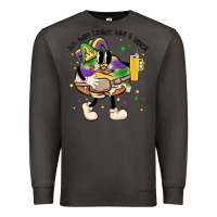 Smoke out here lookin like a snack king cake mardi gras Premium Sweatshirt - MaliasSmallBusiness