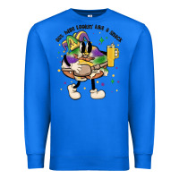 True Royal out here lookin like a snack king cake mardi gras Premium Sweatshirt - MaliasSmallBusiness