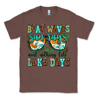 Chestnut boat waves sun rays aint nothing like lake days Classic Tee - AdoDesignShop