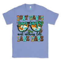 Colony Blue boat waves sun rays aint nothing like lake days Classic Tee - AdoDesignShop