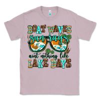 Lilac boat waves sun rays aint nothing like lake days Classic Tee - AdoDesignShop