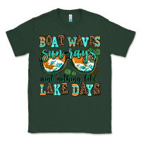 Sports Green boat waves sun rays aint nothing like lake days Classic Tee - AdoDesignShop