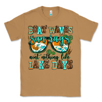 Toasted Coconut boat waves sun rays aint nothing like lake days Classic Tee - AdoDesignShop