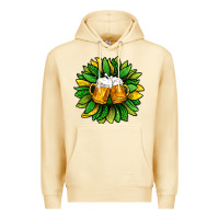 Pina Colada St. Patricks Sunflower With Beer Premium Hoodie - BundleAndBundleShop