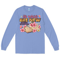 Colony Blue his mercies are new every morning lamentations 3 2 Long Sleeve Tee - JahusDesignShop