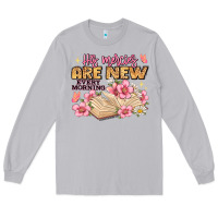 Moon Dust his mercies are new every morning lamentations 3 2 Long Sleeve Tee - JahusDesignShop