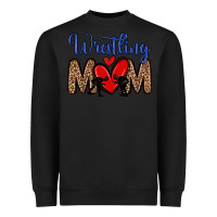 Black wrestling mom Heavyweight Sweatshirt - Zillion Design Studio