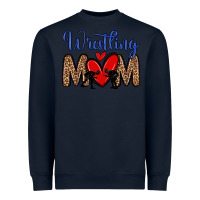 Navy wrestling mom Heavyweight Sweatshirt - Zillion Design Studio