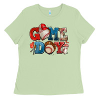 Matcha game day baseball Ladies Tee - AdoDesignShop