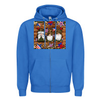 True Royal camouflage gnomes american flag star leopard Zipper Hoodie - Artiststas