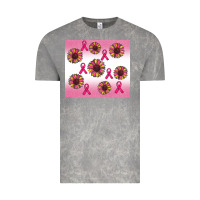 Cloud Rock breast cancer awareness sunflower Vintage Tee - RanaPortraitStore